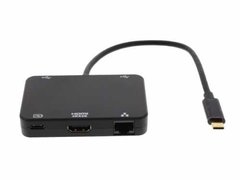 Adaptor USB-C - HDMI 4K, Gigabit Ethernet, 2x USB3.0, USB-C PD Well